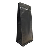 Bitki Özlü Mat Siyah Kilitli Box Pouch 11,5*28*4 cm