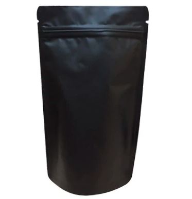 Bitki Özlü Siyah Kraft Doypack - çay ambalajı