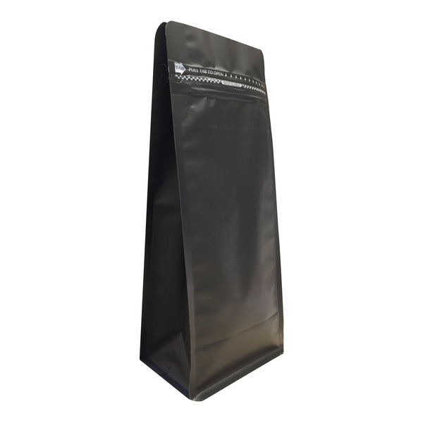 Bitki Özlü Mat Siyah Kilitli Box Pouch 14*37*4,75 cm