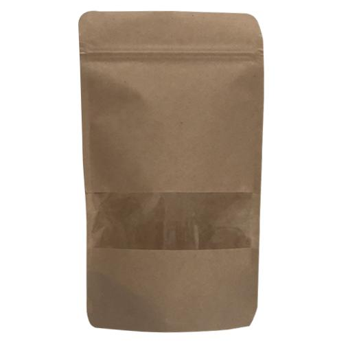 Kraft Pencereli Doypack - kuruyemiş ambalajı